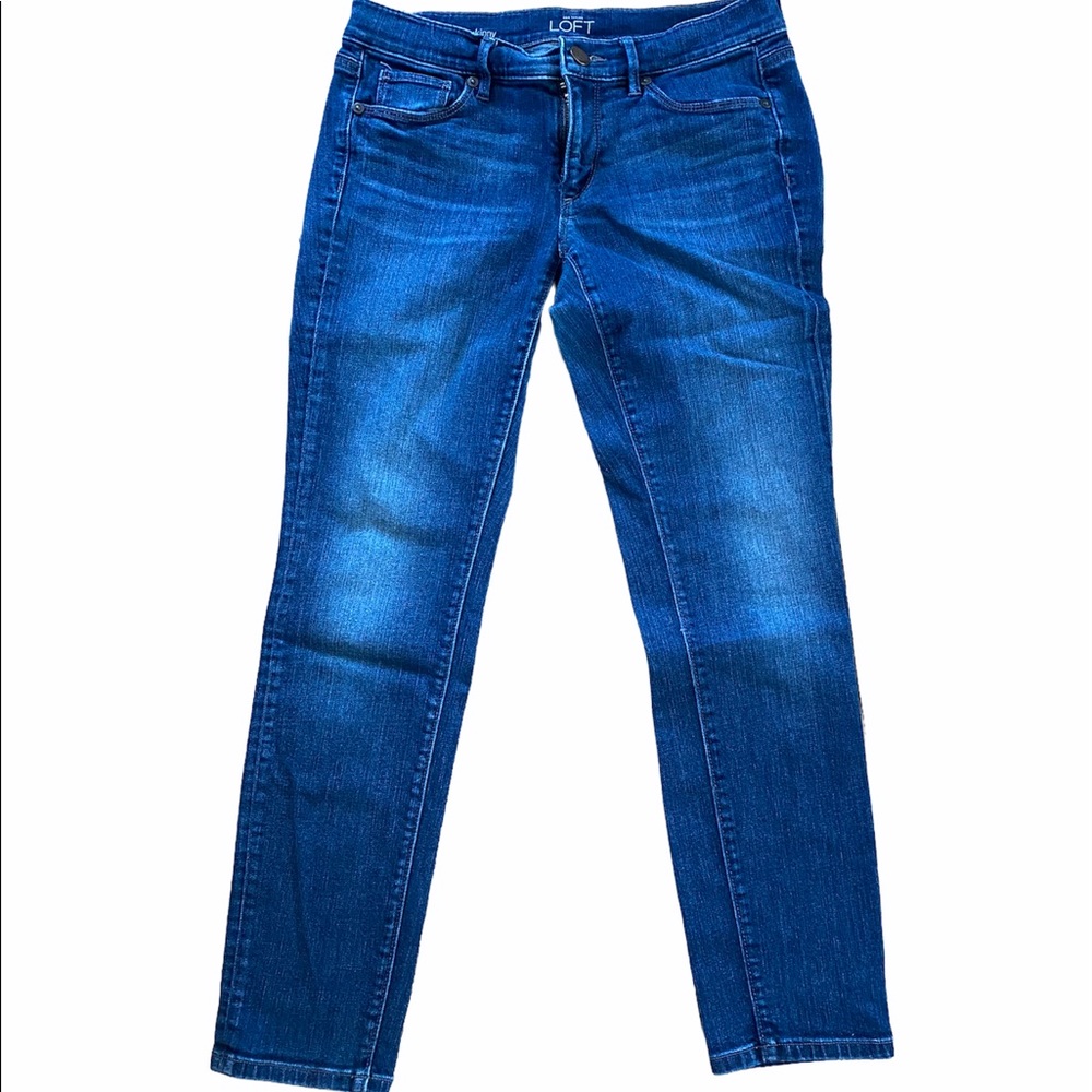 Comfortable Loft skinny jeans, 28/6p